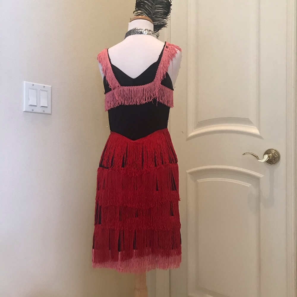 Vintage handmade flapper costume with headpiece - Picture 4 of 5